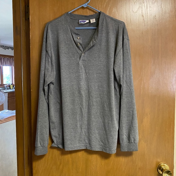 North Crest Men's Henley Crew Shirt - Picture 1 of 2